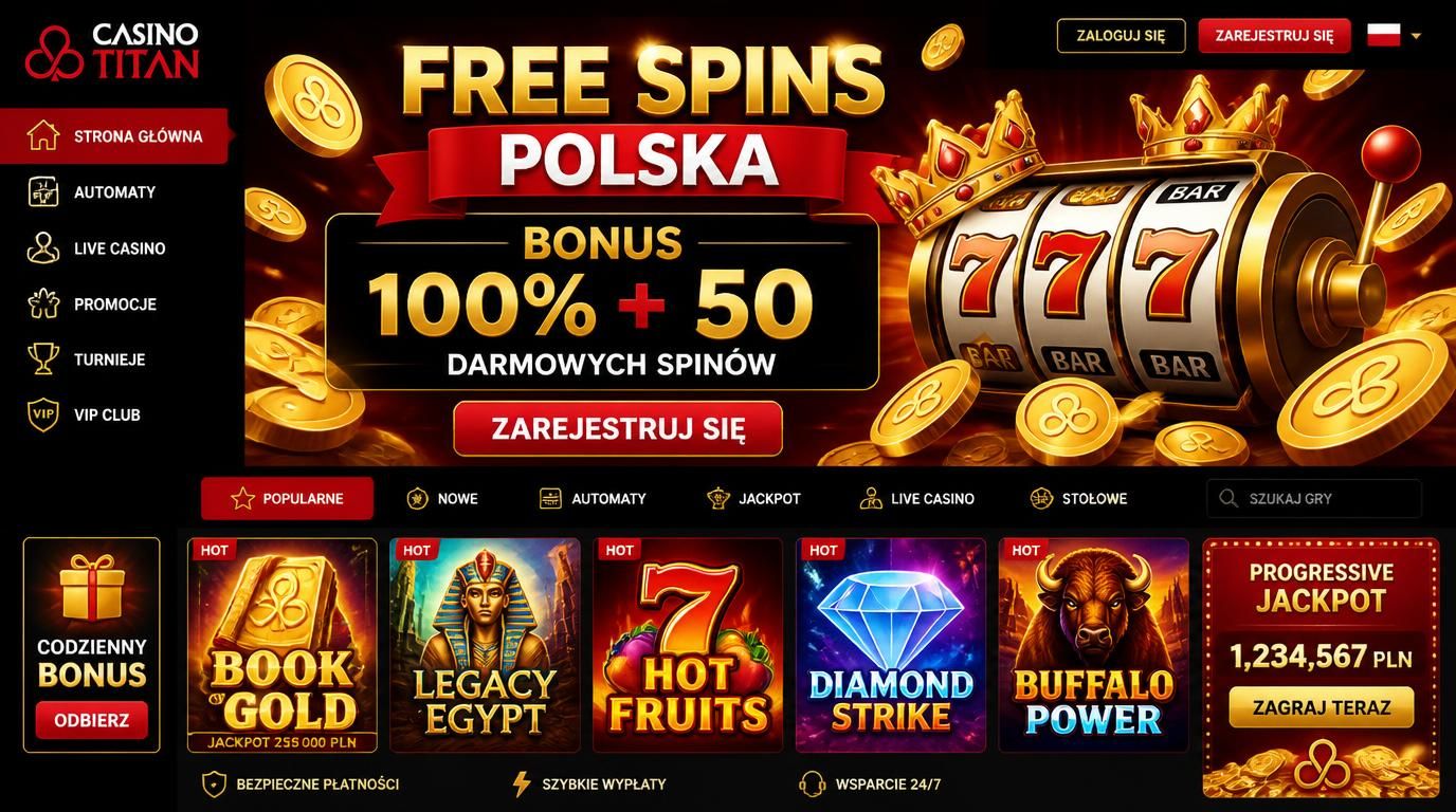 Start z hukiem – bonus powitalny z Titan Casino